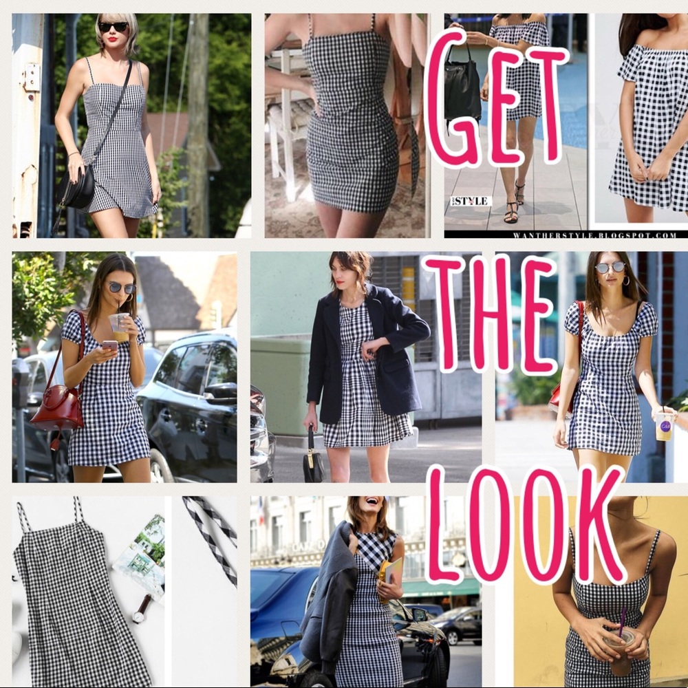 $15 TODAY! Gingham strappy dress- so cute